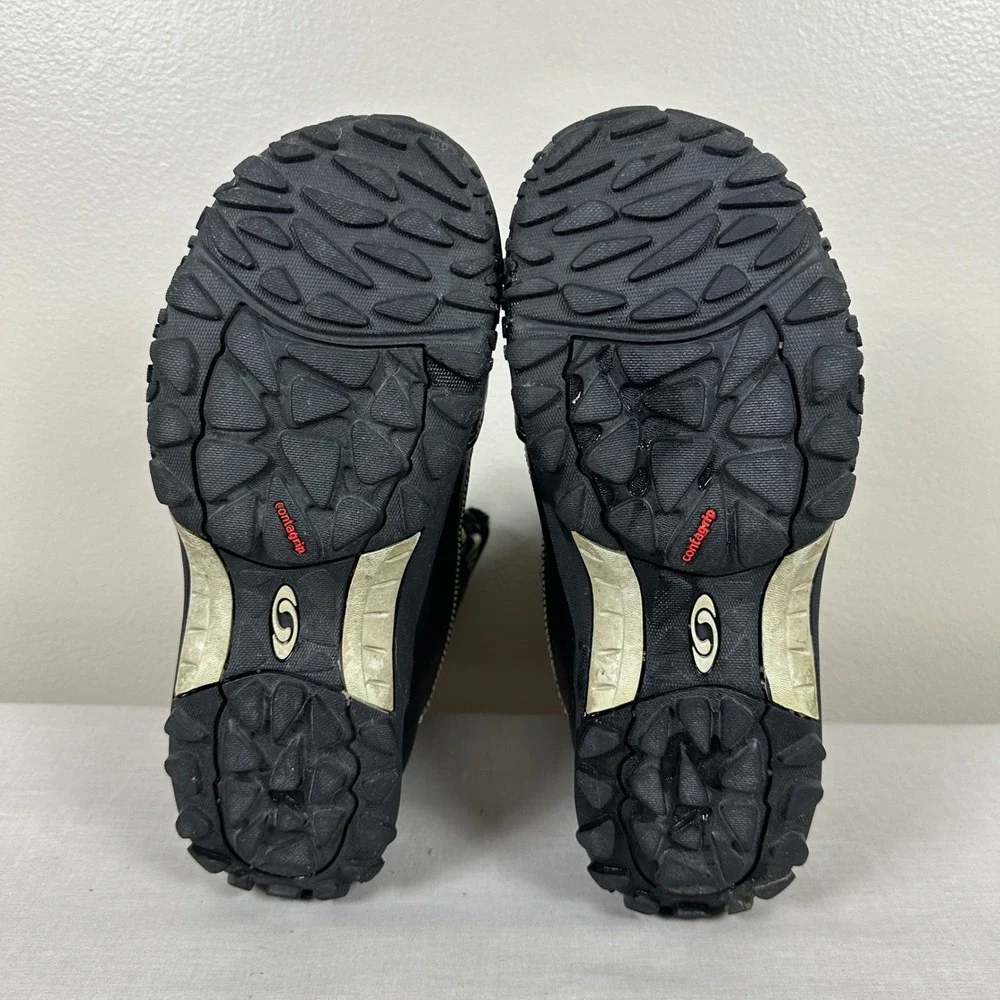 Salomon Men's 8‎ Winter Boots Black ClimaShield Waterproof Insulated